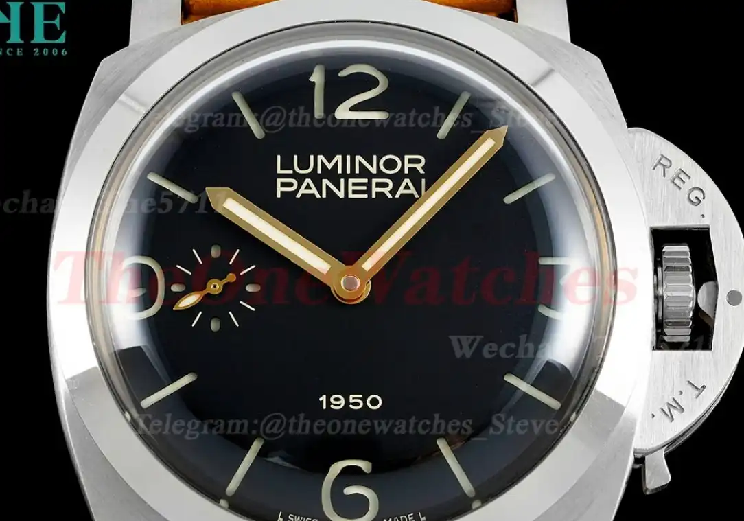 Luminor Pam127 47mm SS LE Black Dial XF A6497