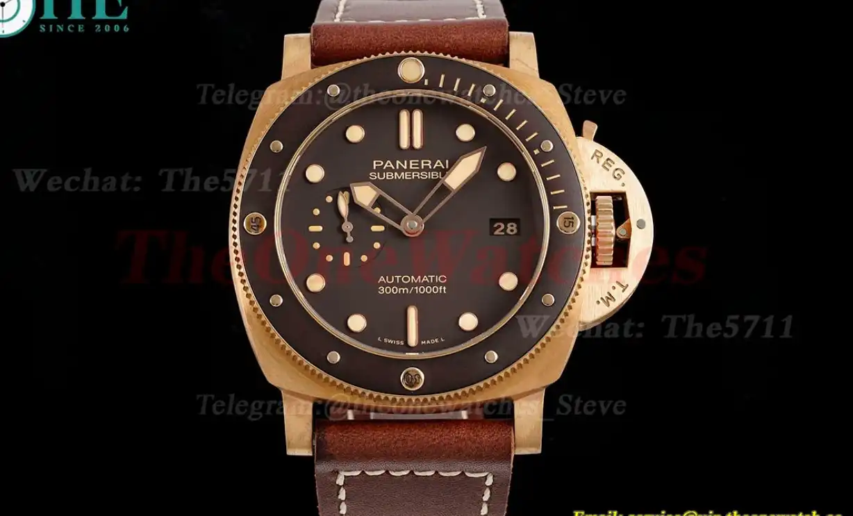 Submersible PAM968 47mm Bronzo LE Brown Dial VSF P9010 Super Clone