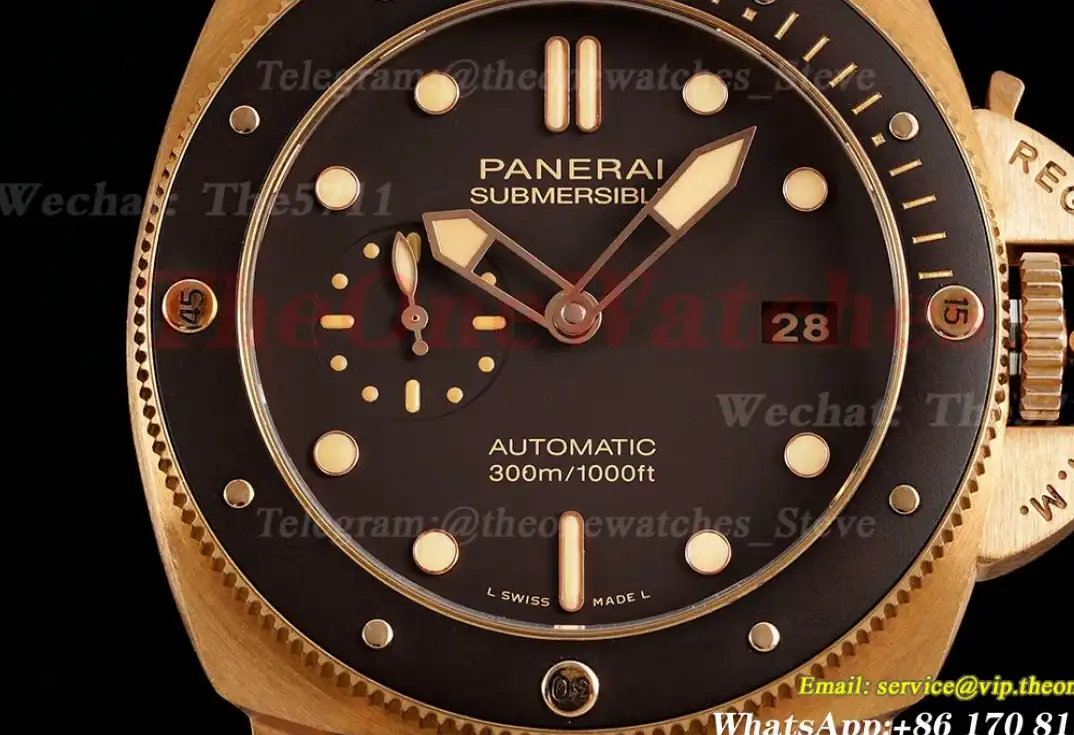 Submersible PAM968 47mm Bronzo LE Brown Dial VSF P9010 Super Clone