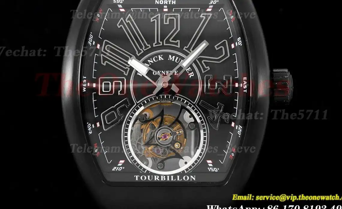 Vanguard Tourb PVD LE on Black RMSF Tourbillon