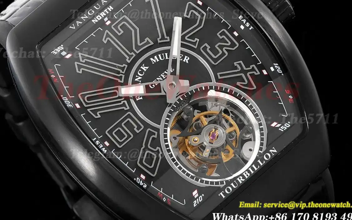 Vanguard Tourb PVD LE on Black RMSF Tourbillon