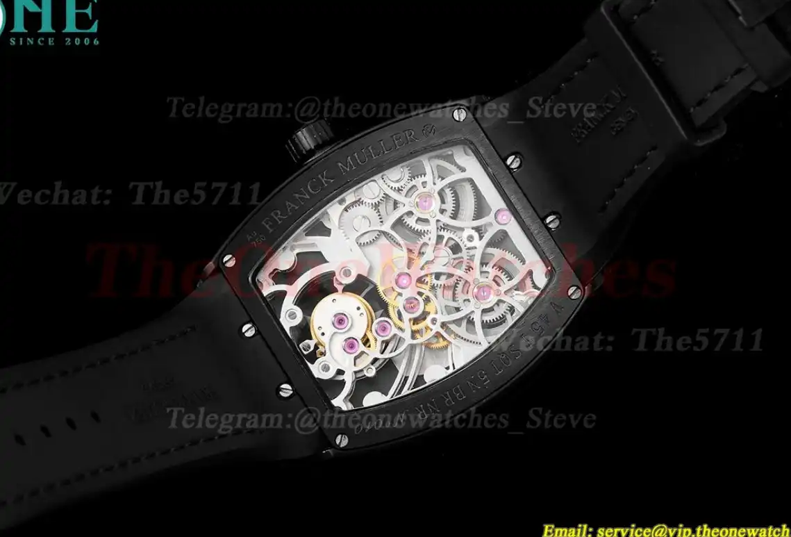 Vanguard Tourb PVD LE on Black RMSF Tourbillon