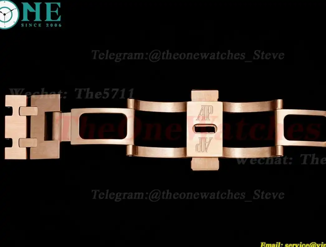 Royal Oak Ladies 67650 33mm RG RG Gold ZF Swiss Qtz