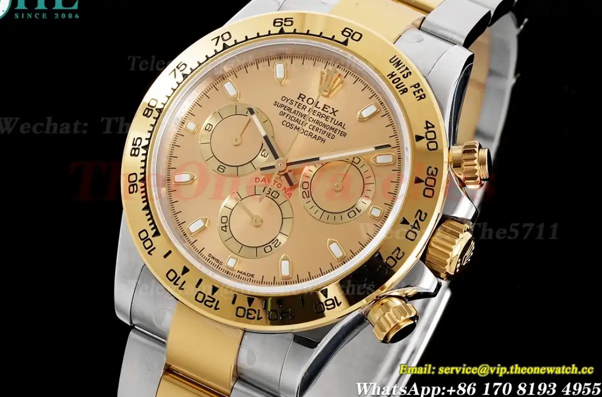 Daytona 116503 40mm YG SS Yellow Gold Dial KING SA4130