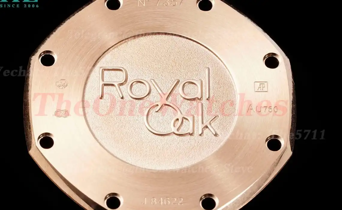 Royal Oak Ladies 67650 33mm RG RG White ZF Swiss Qtz