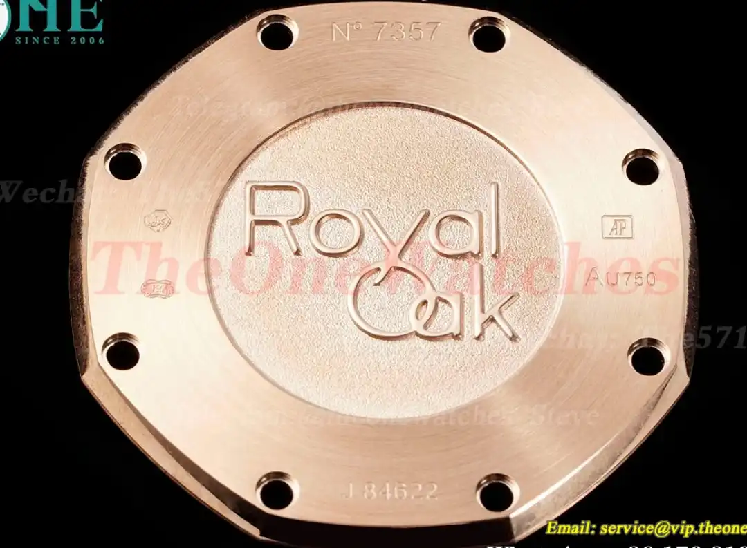 Royal Oak Ladies 67650 33mm RG RG Gold ZF Swiss Qtz