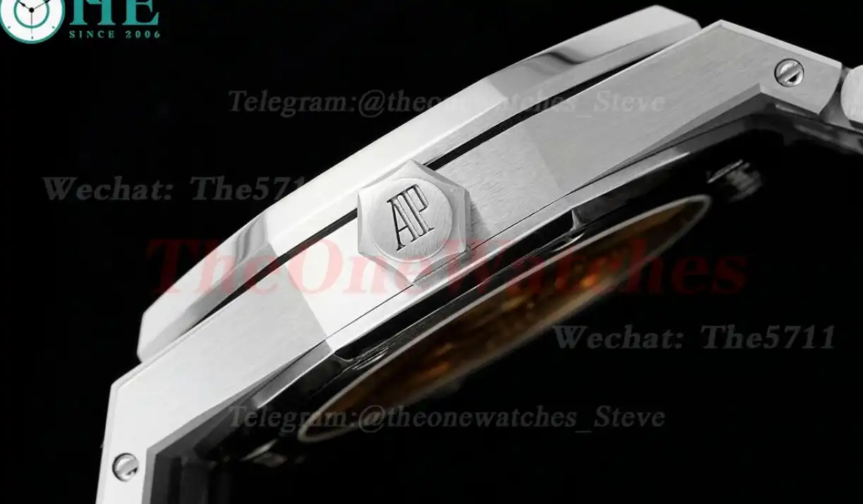 Royal Oak 15450 SS SS White Stk ZF SA3120 Super Clone