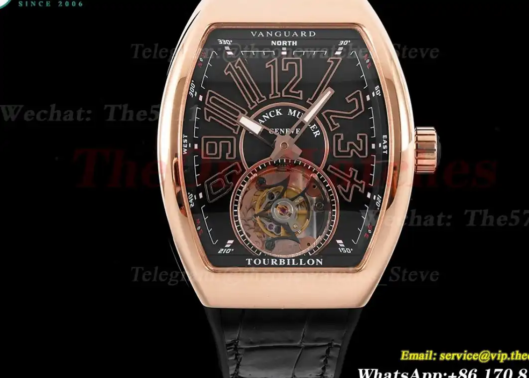 Vanguard Tourb PVD LE RG Black RMSF Tourbillon