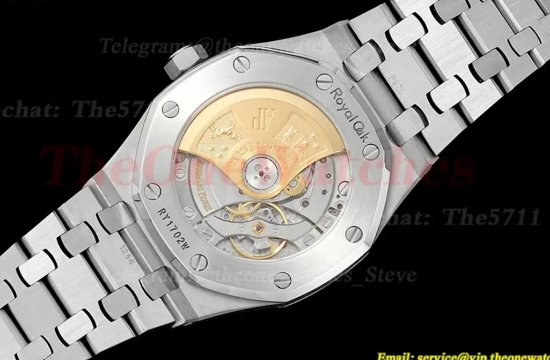 Royal Oak 15450 SS SS White Stk ZF SA3120 Super Clone