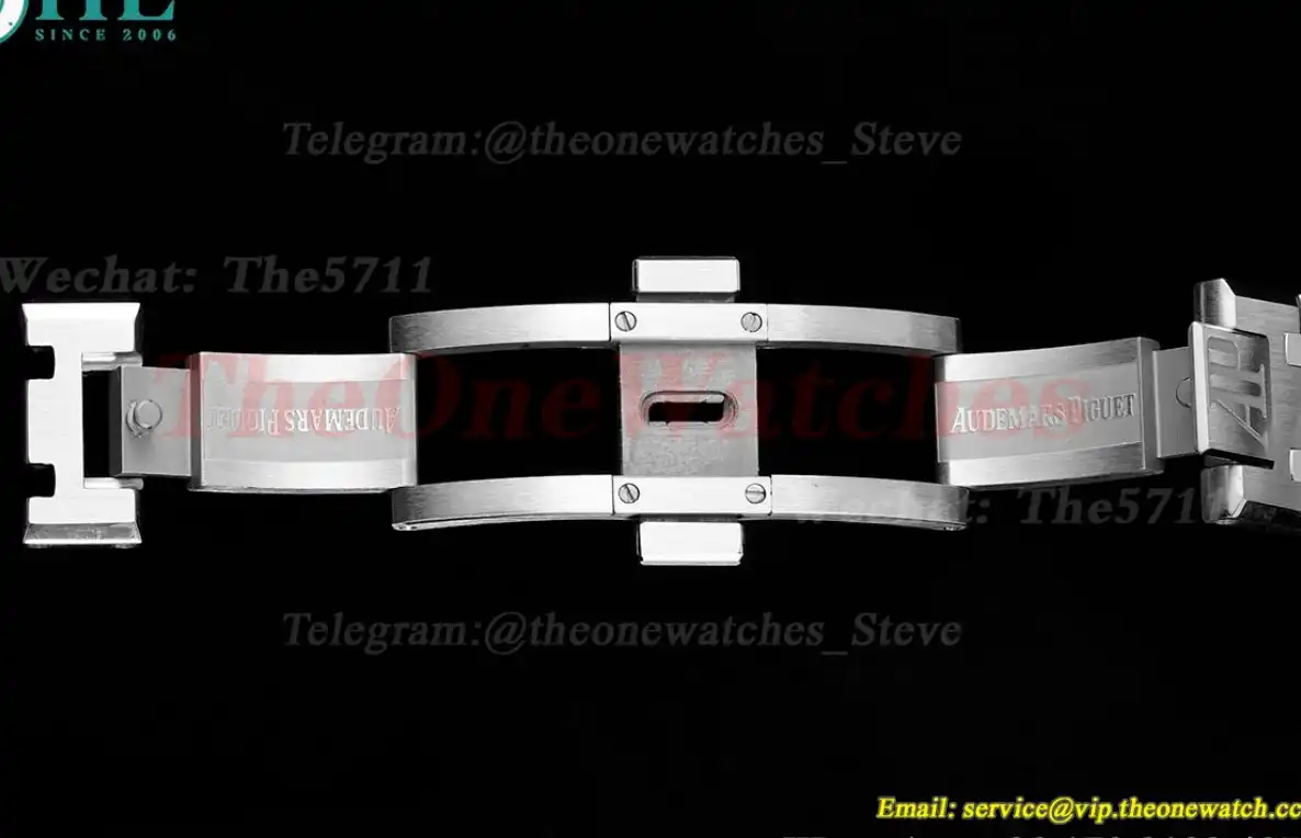 Royal Oak 15450 SS SS White Stk ZF SA3120 Super Clone