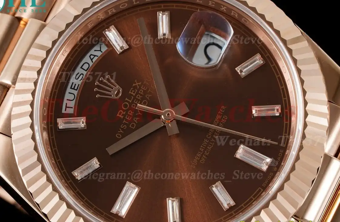 DayDate 40mm RG RG Brown Dia EWF A2836