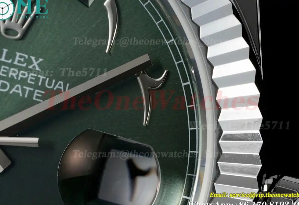 DayDate 228239 40mm SS SS Green Arab JDF V4 VR3255 (Gain Weight)