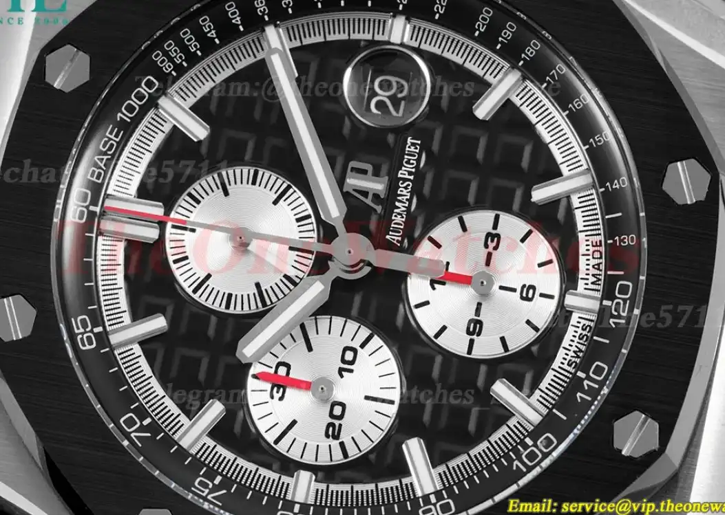 Royal Oak Offshore 26400IO 44mm SS RU Black White JJF A3126