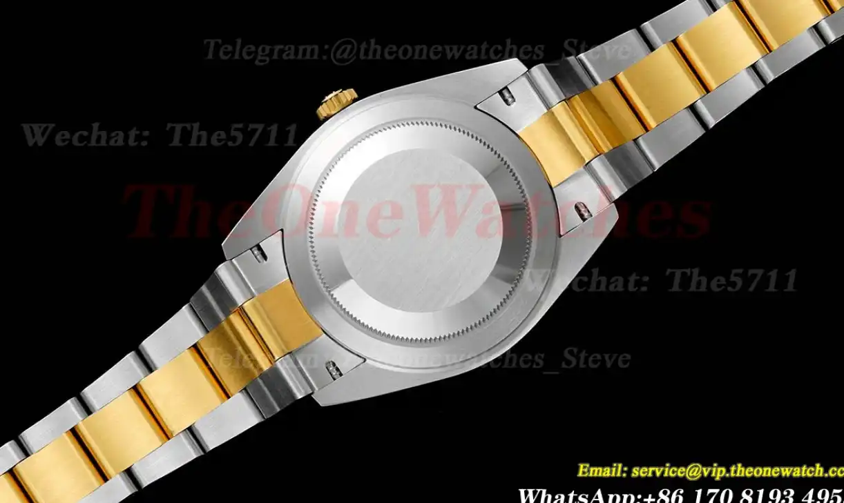 Datejust 126303 41mm Oyster 904L SS YG Grey Rmn King VR3235