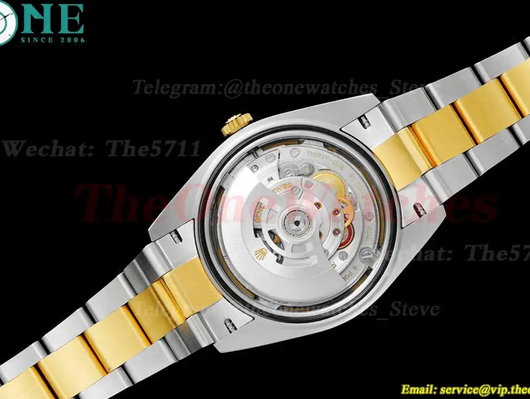 Datejust 126303 41mm Oyster 904L SS YG White Stk King VR3235