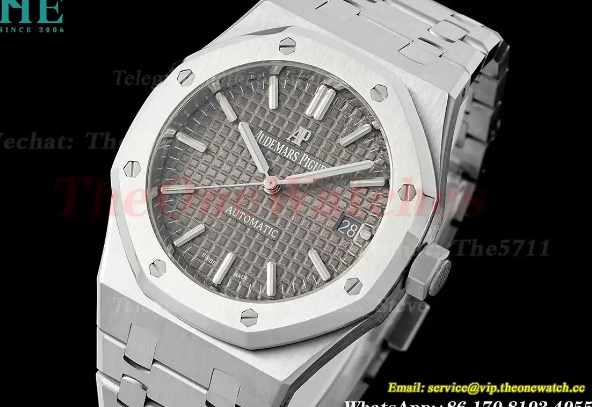 Royal Oak 15450 SS SS Grey Stk ZF SA3120 Super Clone