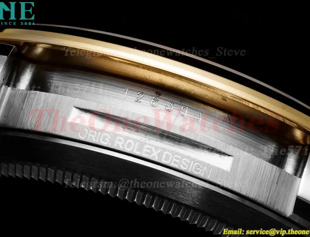 Datejust 126303 41mm Oyster 904L SS YG Gold Stk King VR3235