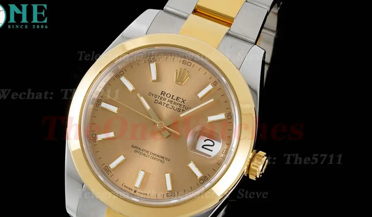 Datejust 126303 41mm Oyster 904L SS YG Gold Stk King VR3235