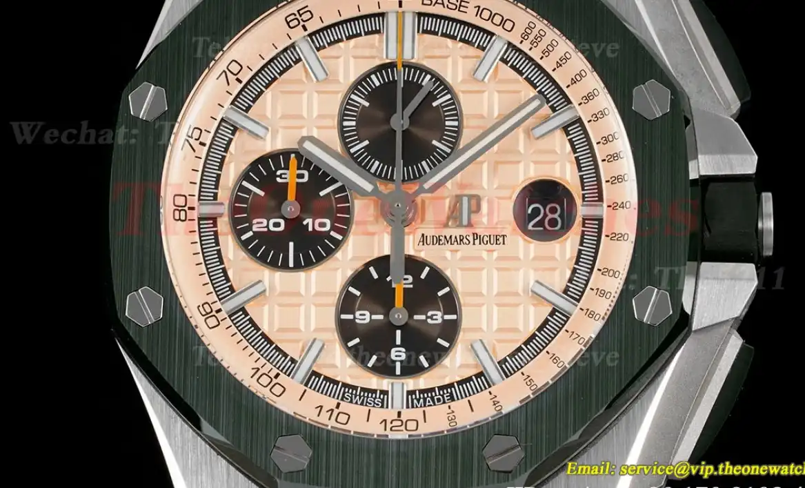 Royal Oak Offshore 26400 44mm SS RU Cream Brown JJF A3126