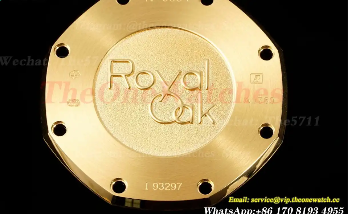 Royal Oak Ladies 67651 33mm Dia YG YG White ZF Swiss Qtz