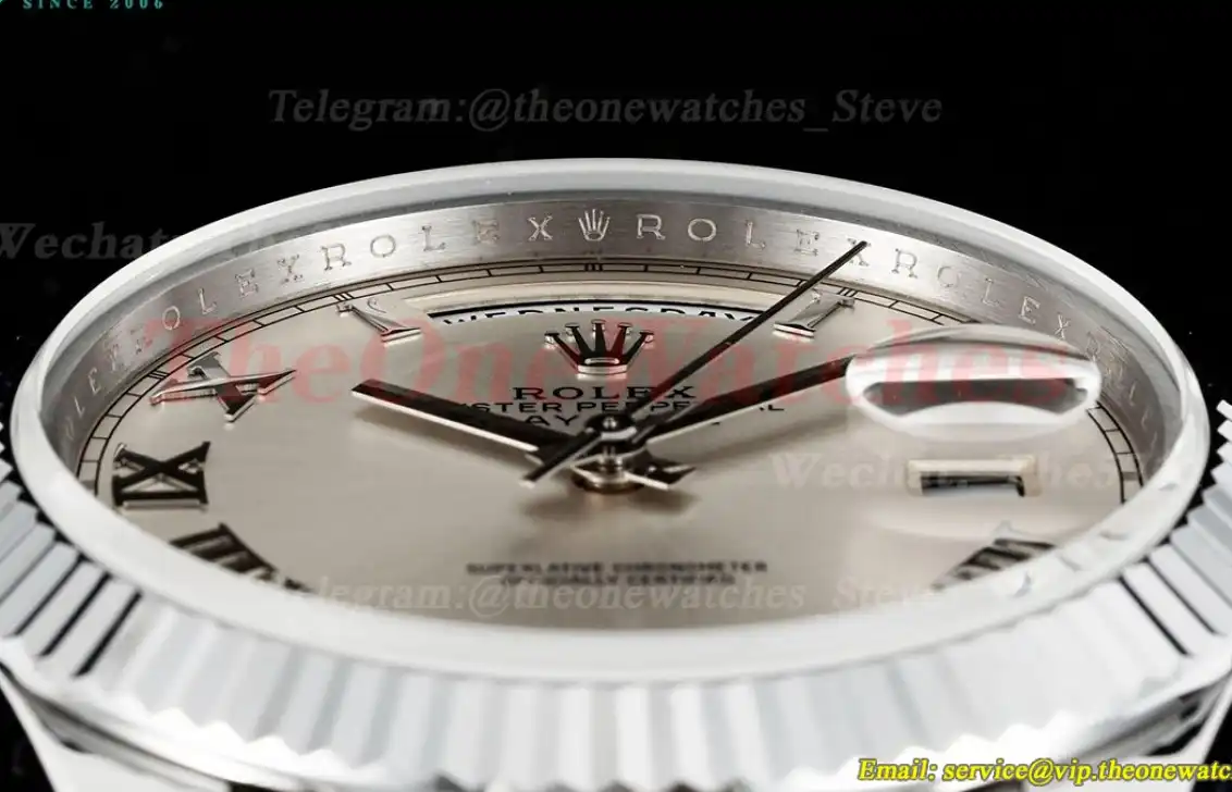 DayDate 228239 40mm SS SS Silver Rmn JDF V4 VR3255 (Gain Weight)