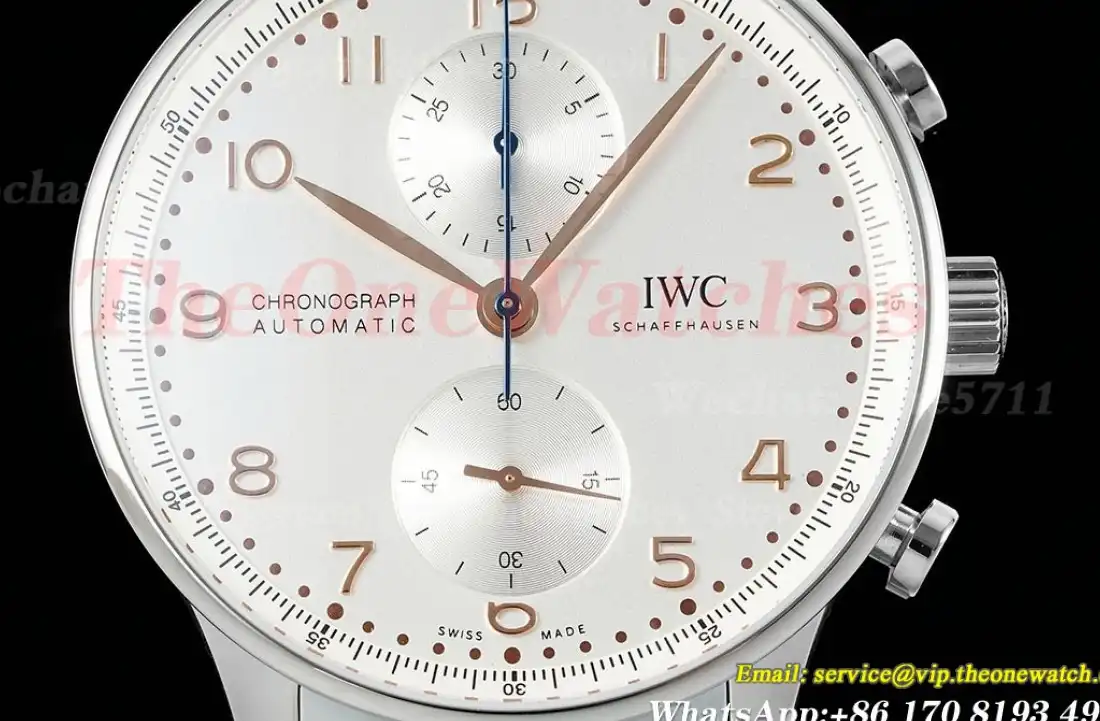 Portuguese Chrono 41mm SS RU White Num Z+F A69355