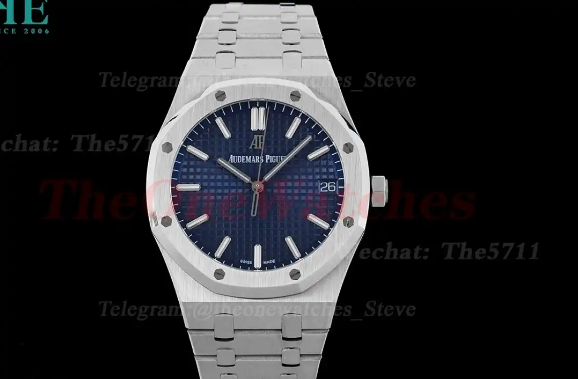 Royal Oak 41mm 15500 SS SS Blue Stk IPF A4302 Super Clone