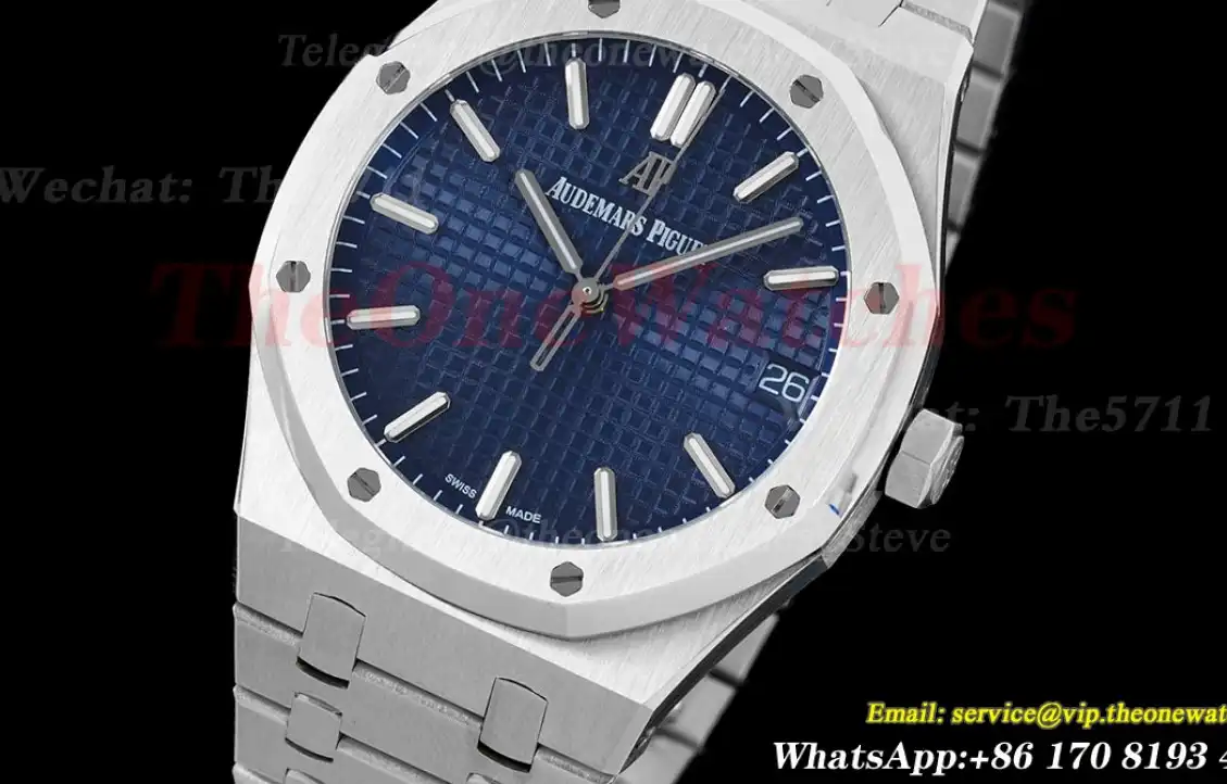 Royal Oak 41mm 15500 SS SS Blue Stk IPF A4302 Super Clone