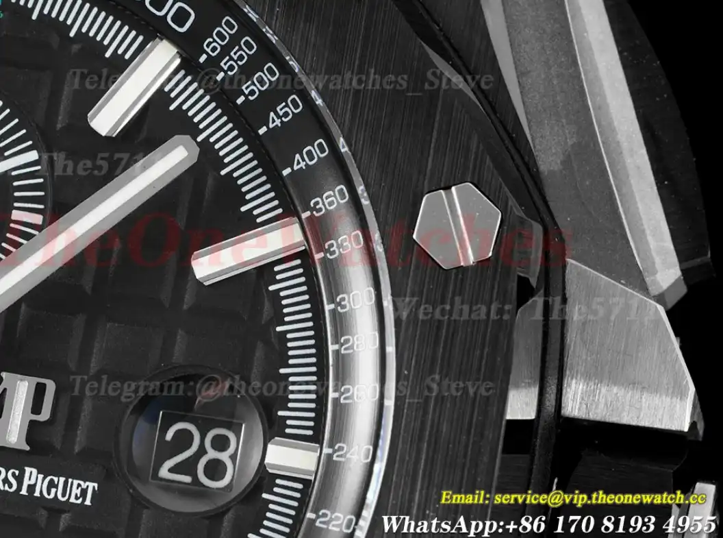 Royal Oak Offshore 26402 44mm Ceramic RU Black Black JJF A3126