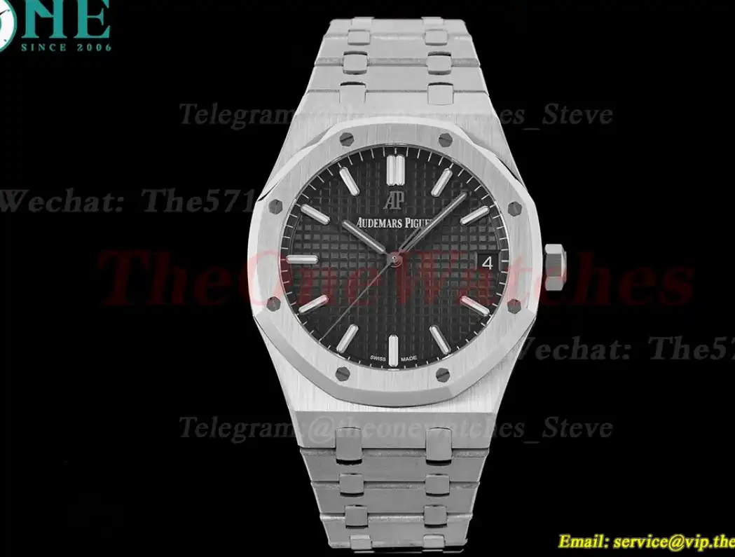 Royal Oak 41mm 15500 SS SS Grey Stk IPF A4302 Super Clone