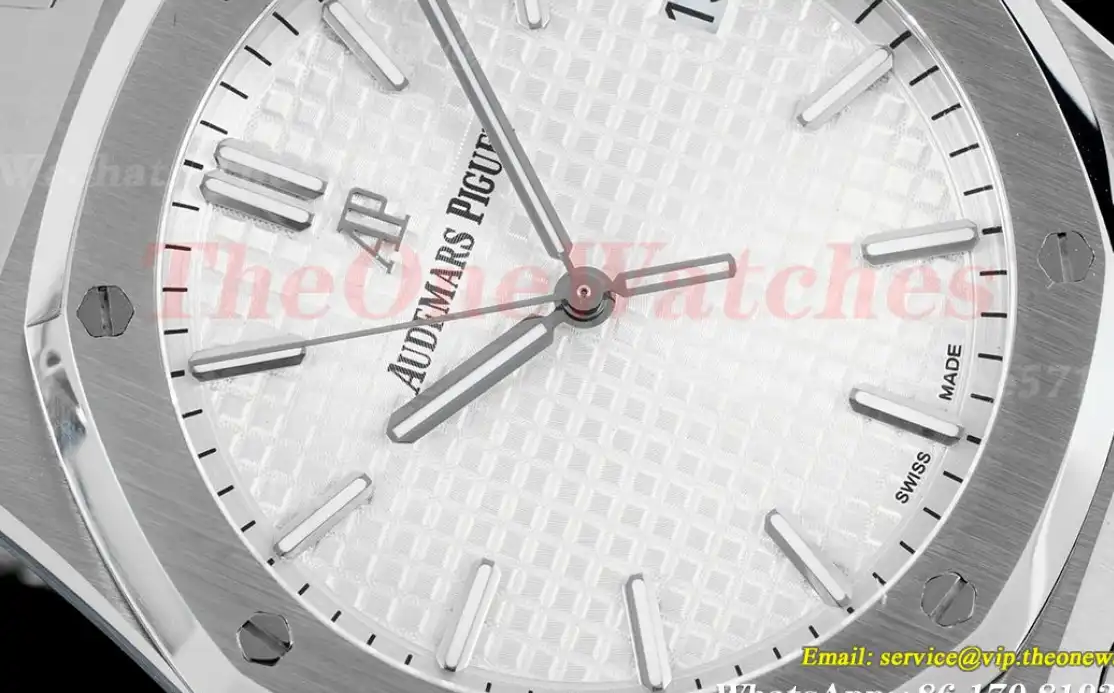 Royal Oak 41mm 15500 SS SS White Stk IPF A4302 Super Clone