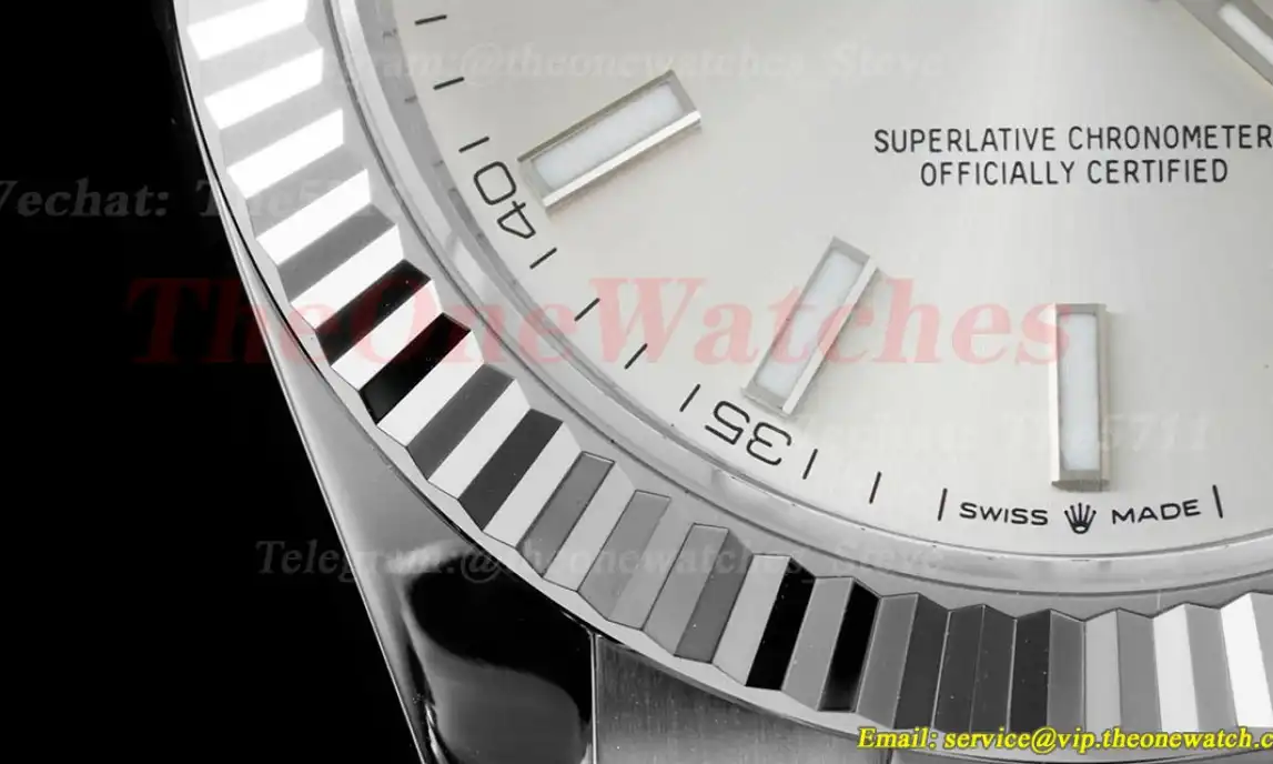 Datejust 126334 41mm Oyster 904L SS SS Silver Stk King VR3235