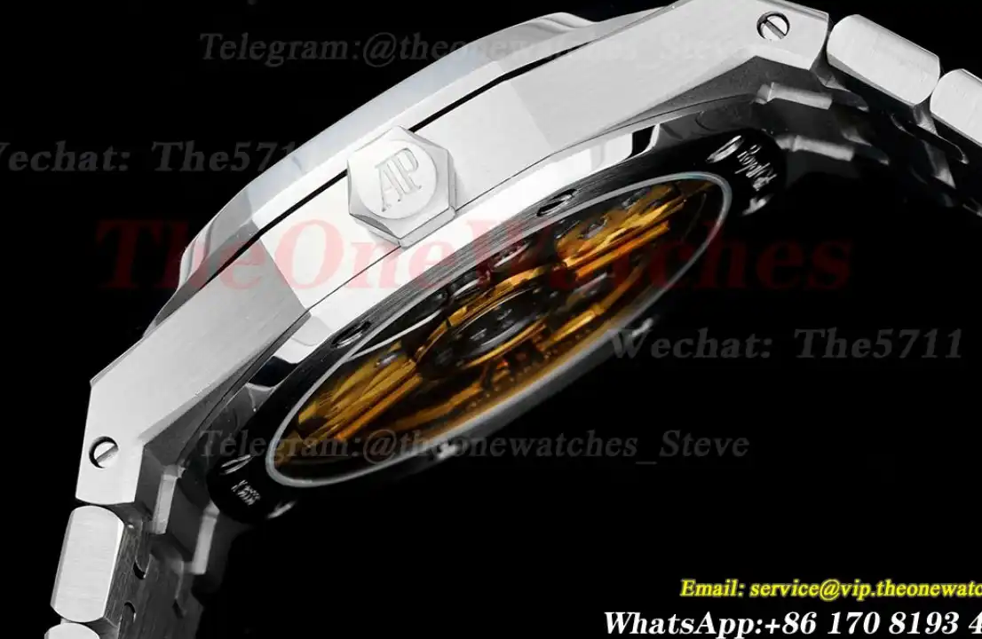 Royal Oak 41mm 15500 SS SS Black Stk IPF A4302 Super Clone