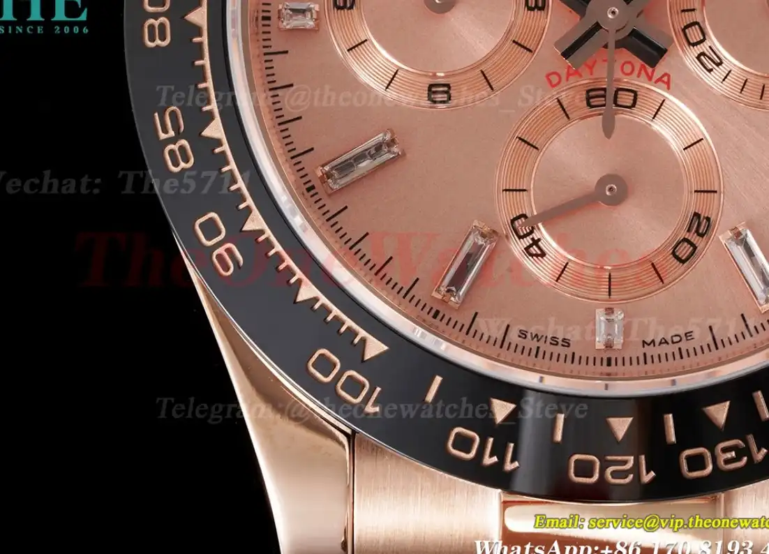 Daytona 116515 40mm RG RU Rose Gold Dial KING SA4130