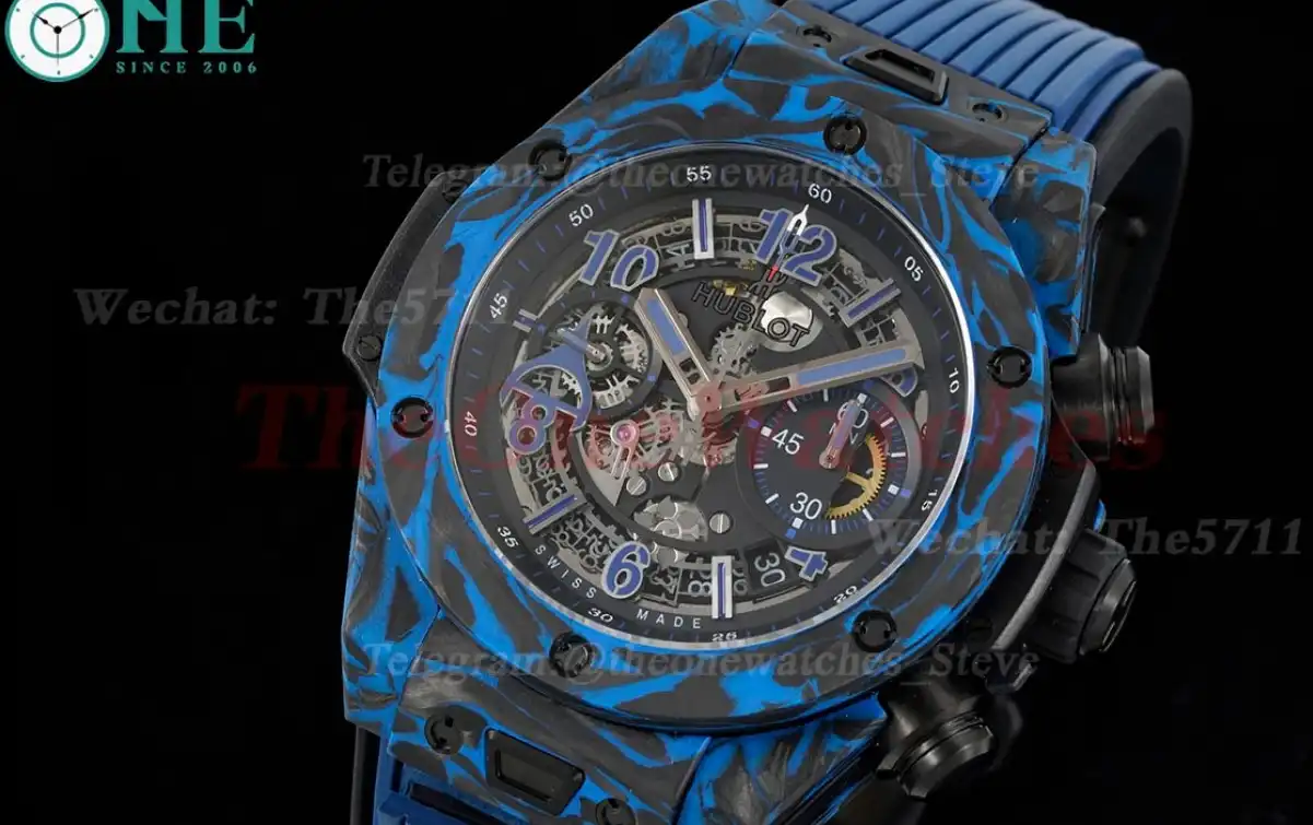 Big Bang Unico 45mm Blue Carbon RU Skeleton Num TWF A1220