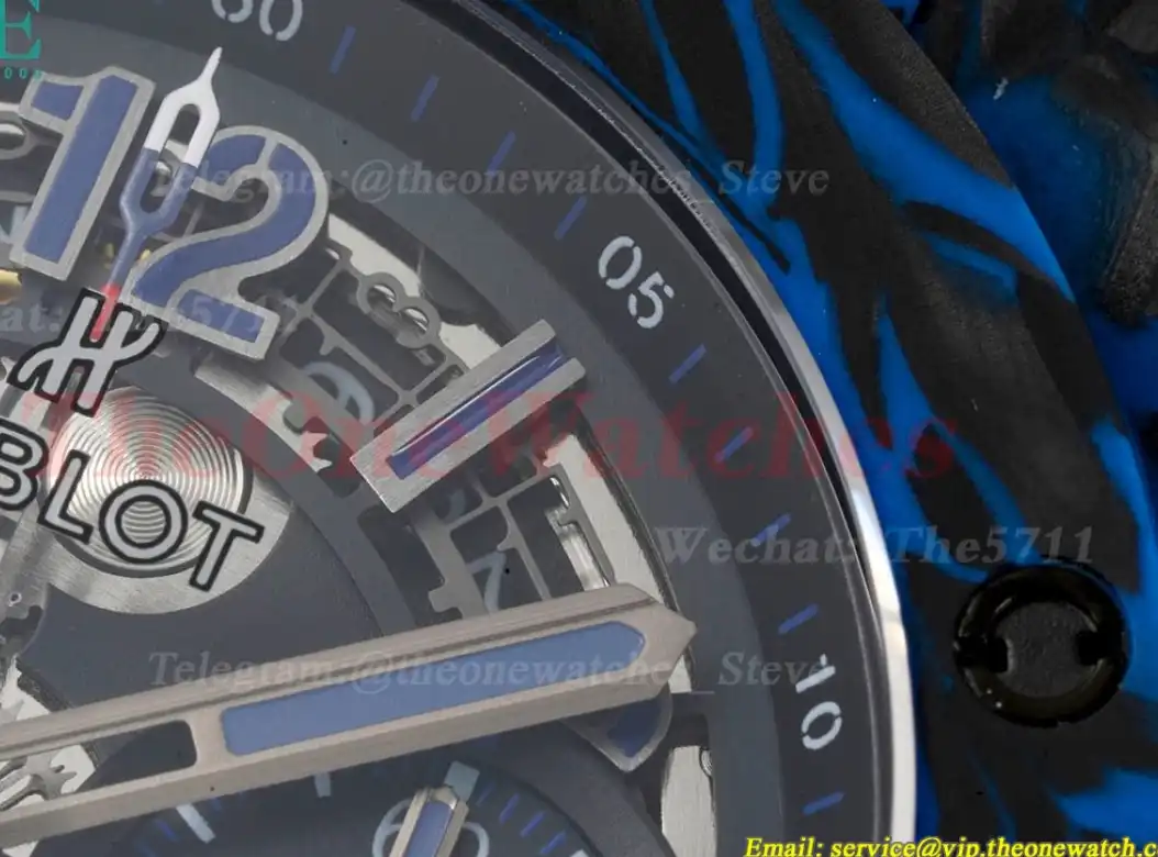 Big Bang Unico 45mm Blue Carbon RU Skeleton Num TWF A1220