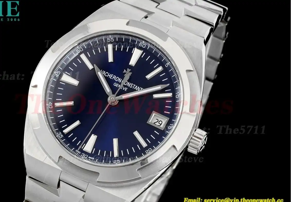 Overseas 4500V 41mm SS SS Blue Dial 8F A5100