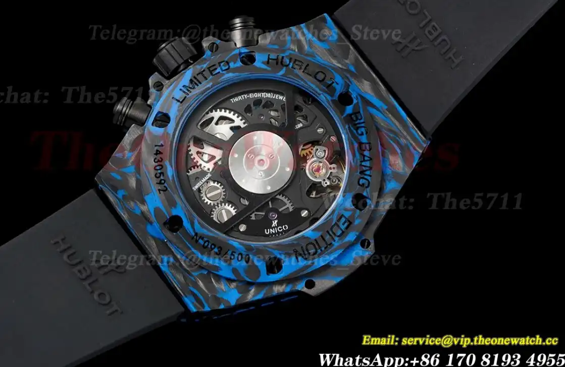 Big Bang Unico 45mm Blue Carbon RU Skeleton Num TWF A1220