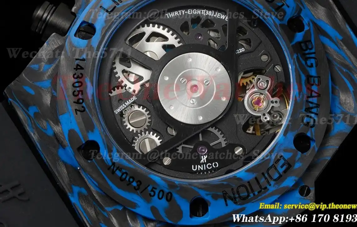 Big Bang Unico 45mm Blue Carbon RU Skeleton Num TWF A1220