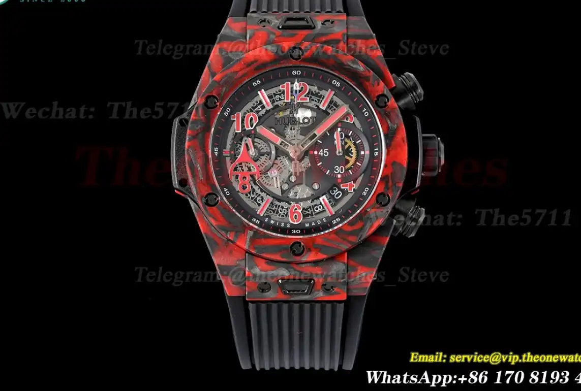 Big Bang Unico 45mm Red Carbon RU Skeleton Num TWF A1220