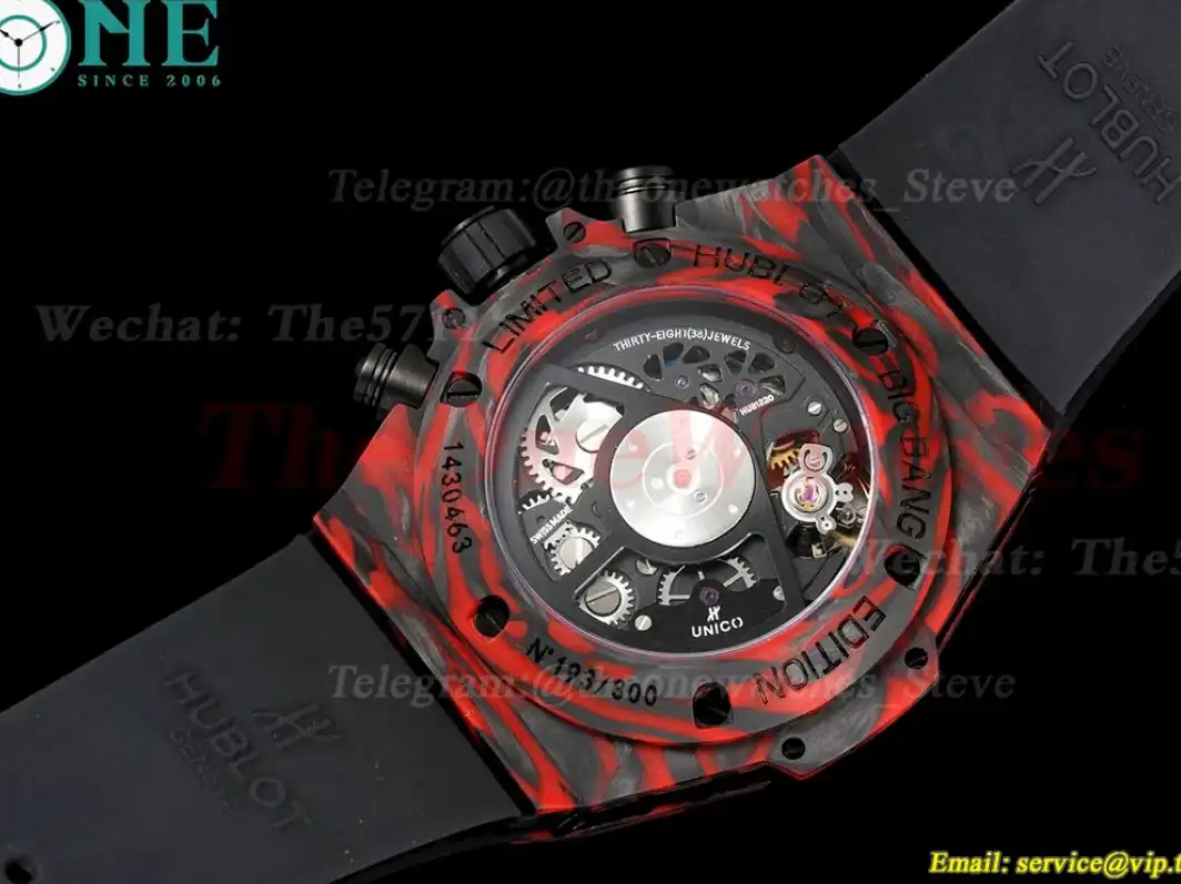 Big Bang Unico 45mm Red Carbon RU Skeleton Num TWF A1220