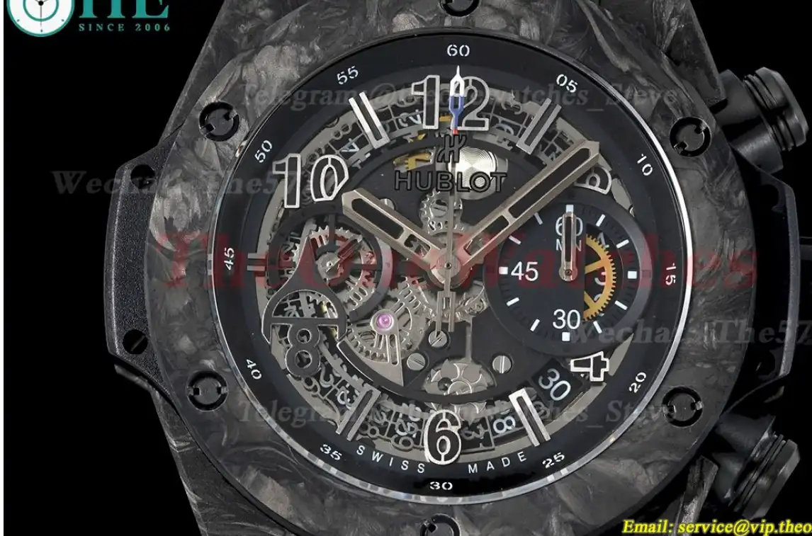 Big Bang Unico 45mm Black Carbon RU Skeleton Num TWF A1220