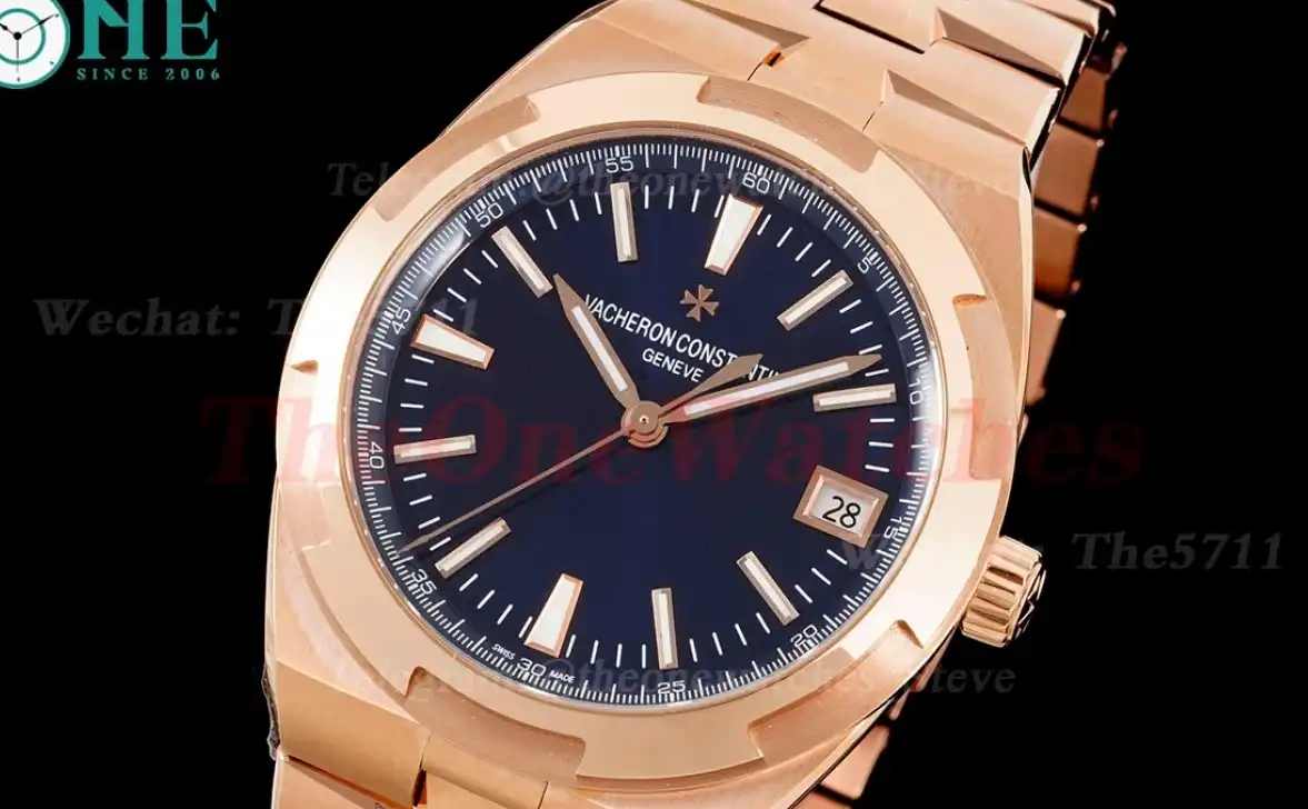 Overseas 4500V 41mm RG RG Blue Dial 8F A5100