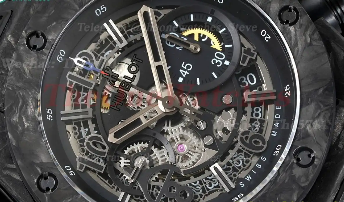 Big Bang Unico 45mm Black Carbon RU Skeleton Num TWF A1220