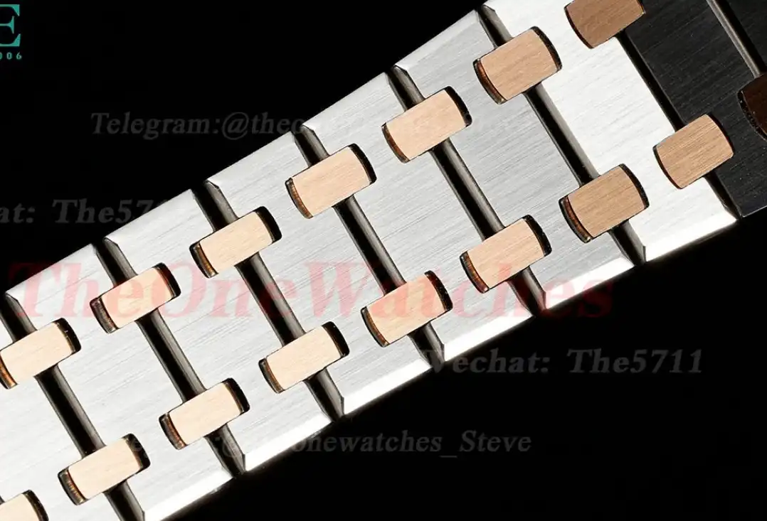 Royal Oak Ladies 33mm 67651 Dia RG SS White ZF Swiss Qtz