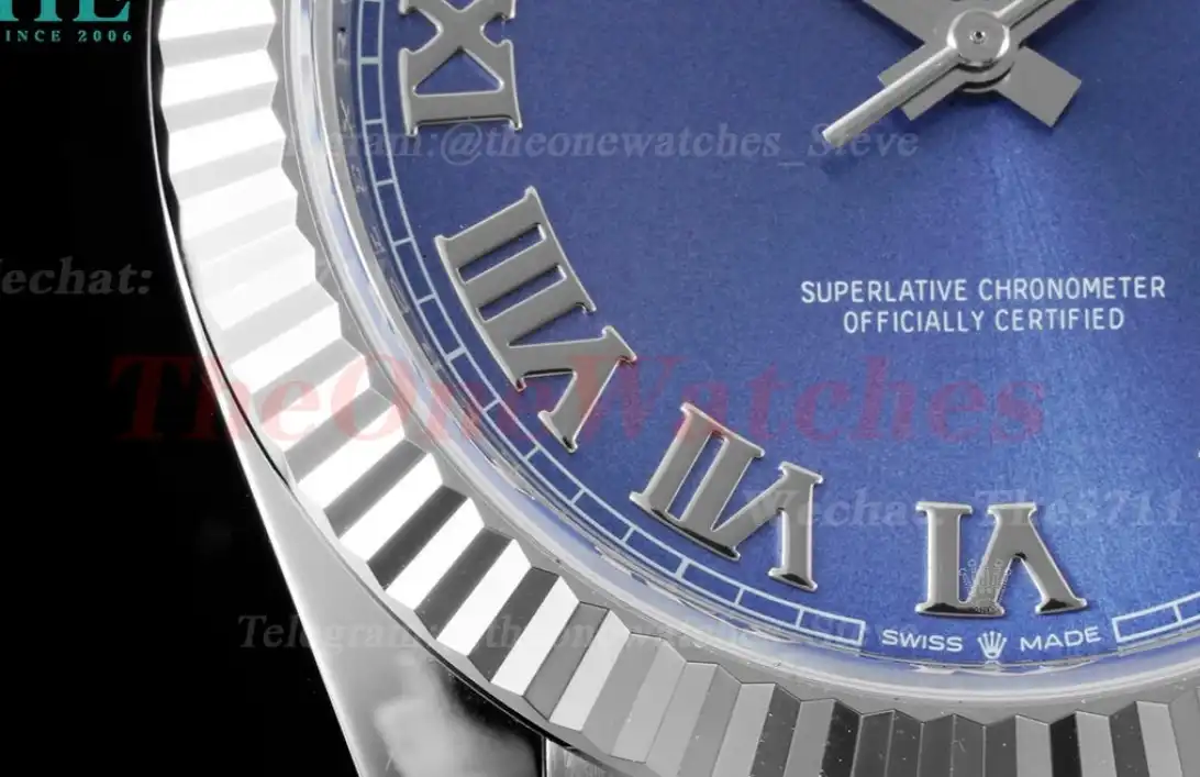 Datejust 126334 41mm Oyster Fluted 904L SS SS Blue Rmn King VR3235