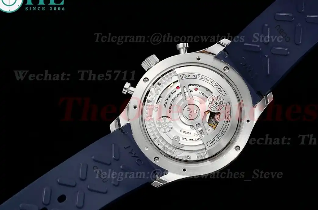 Portuguese Chrono 41mm SS RU White Blue Z+F A69355