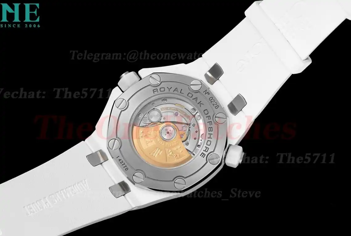 Royal Oak Diver 15707 CER RU White APSF SA3120 Super Clone