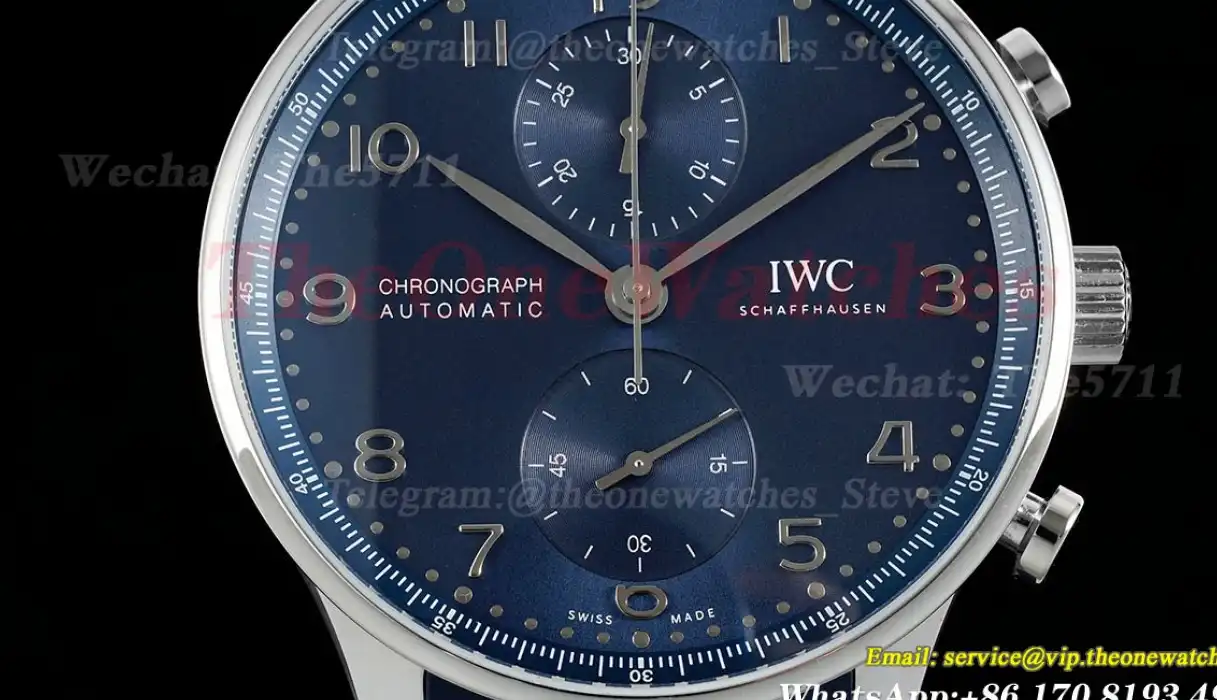 Portuguese Chrono 41mm SS RU Blue Dial Z+F A69355