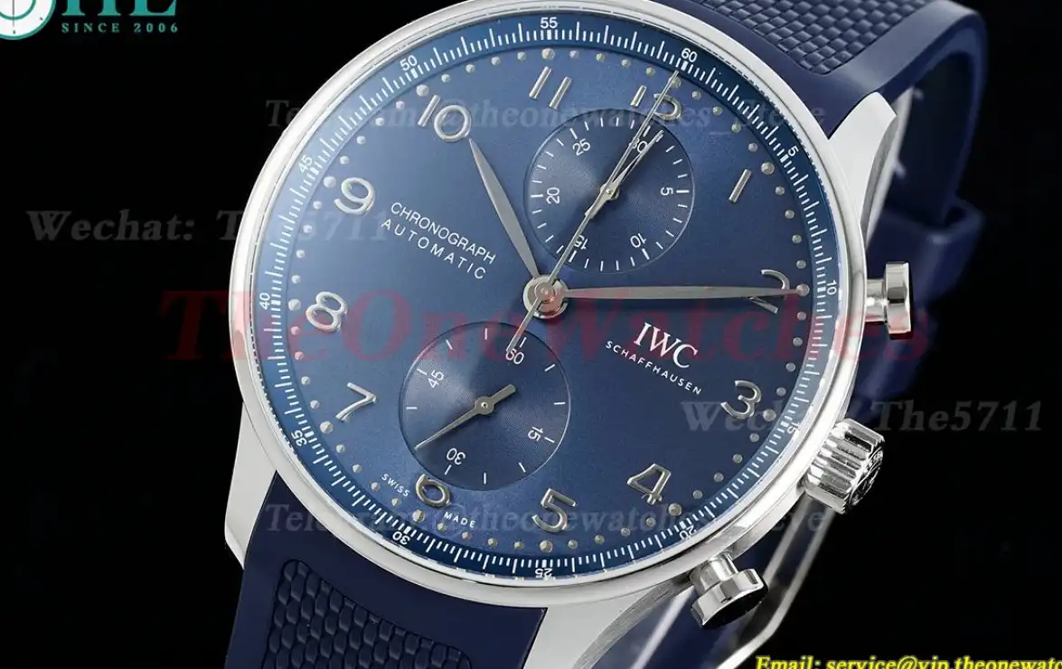 Portuguese Chrono 41mm SS RU Blue Dial Z+F A69355